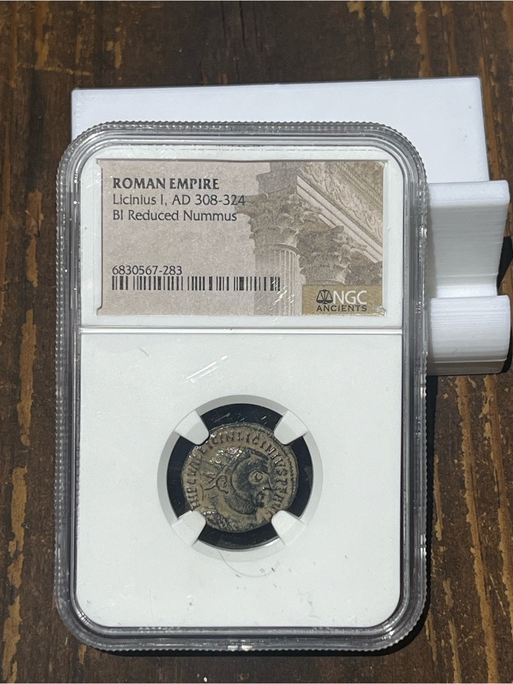 Roman Empire Licinius I Reduced Nummus Coin - Silver Tone